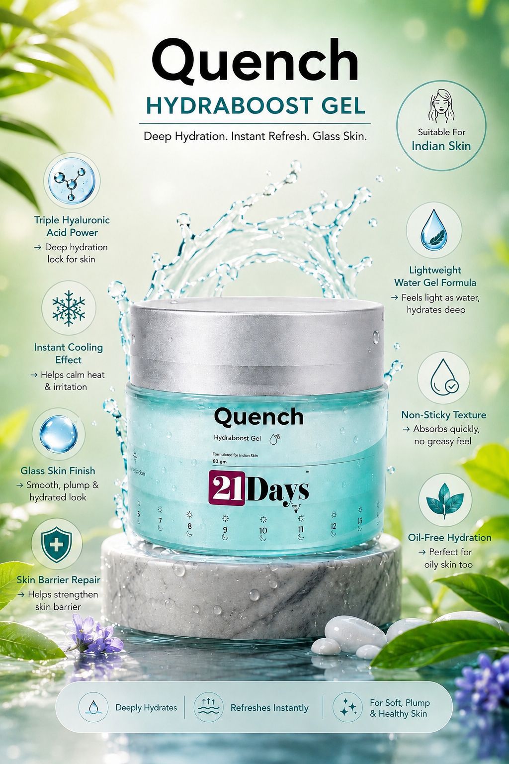 21Days Quench - Hydraboost Gel (60g)