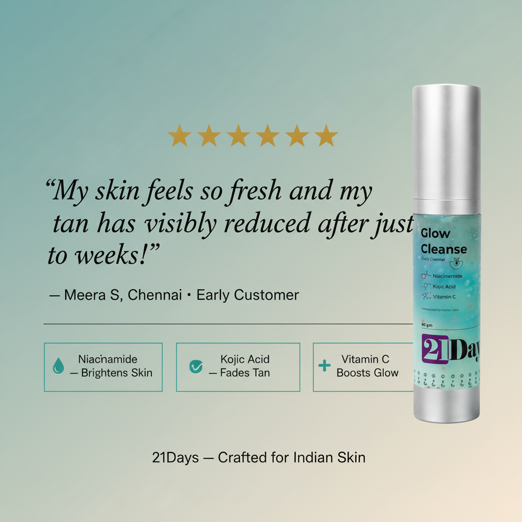 5 Star Review Card Glow Cleanse