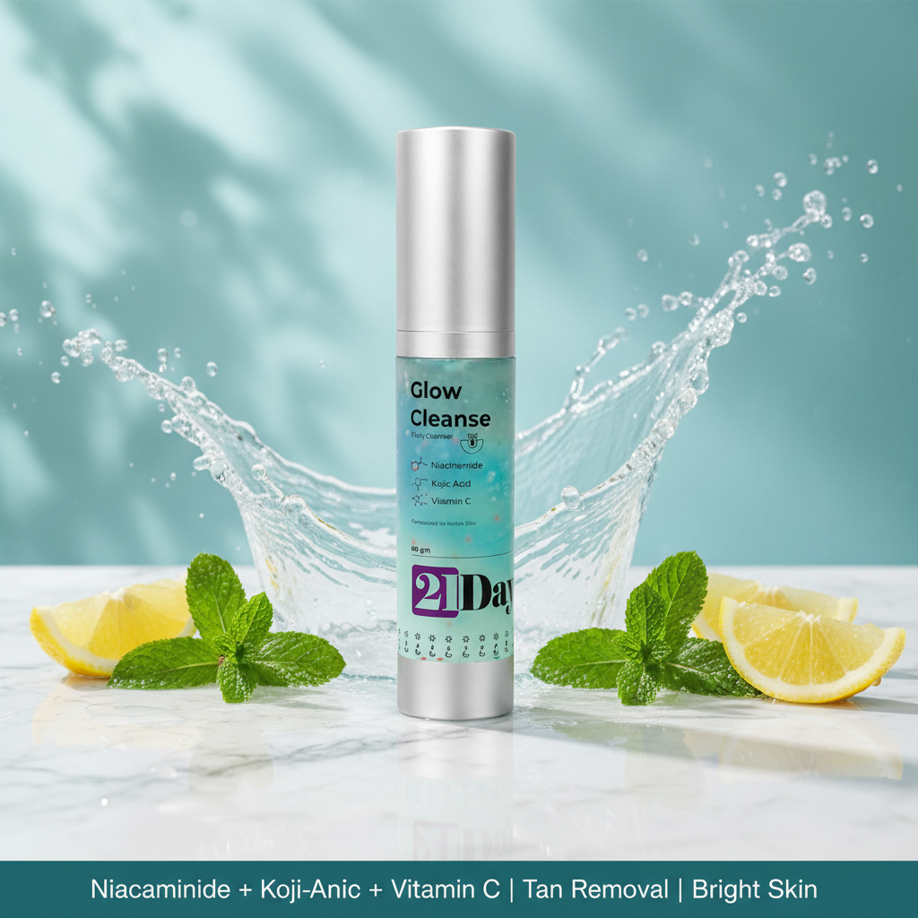 21Days Glow Cleanse Hero Shot Water Splash